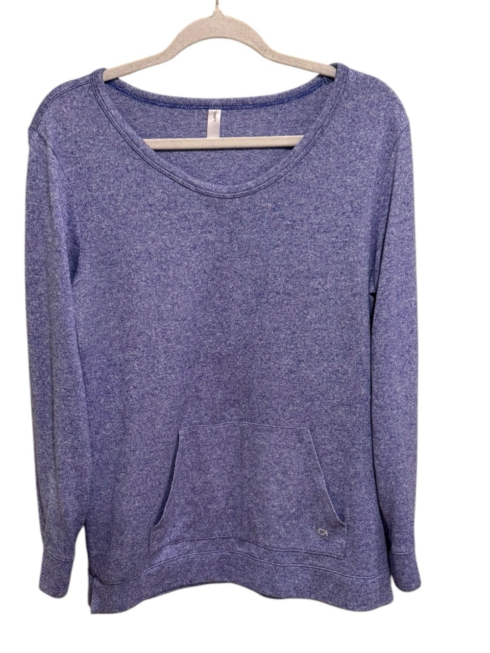 NWOT GAP Heathered Purple Scoop-Neck Pullover - Size Medium